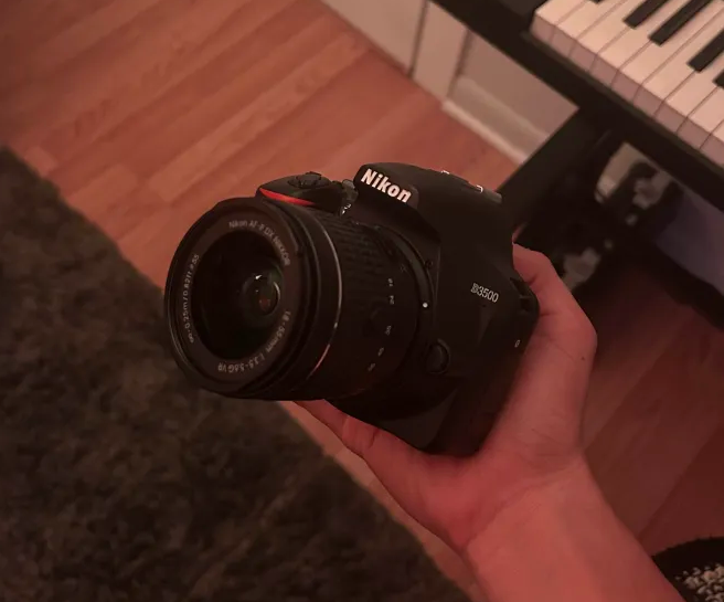 my camera, a nikon d3500