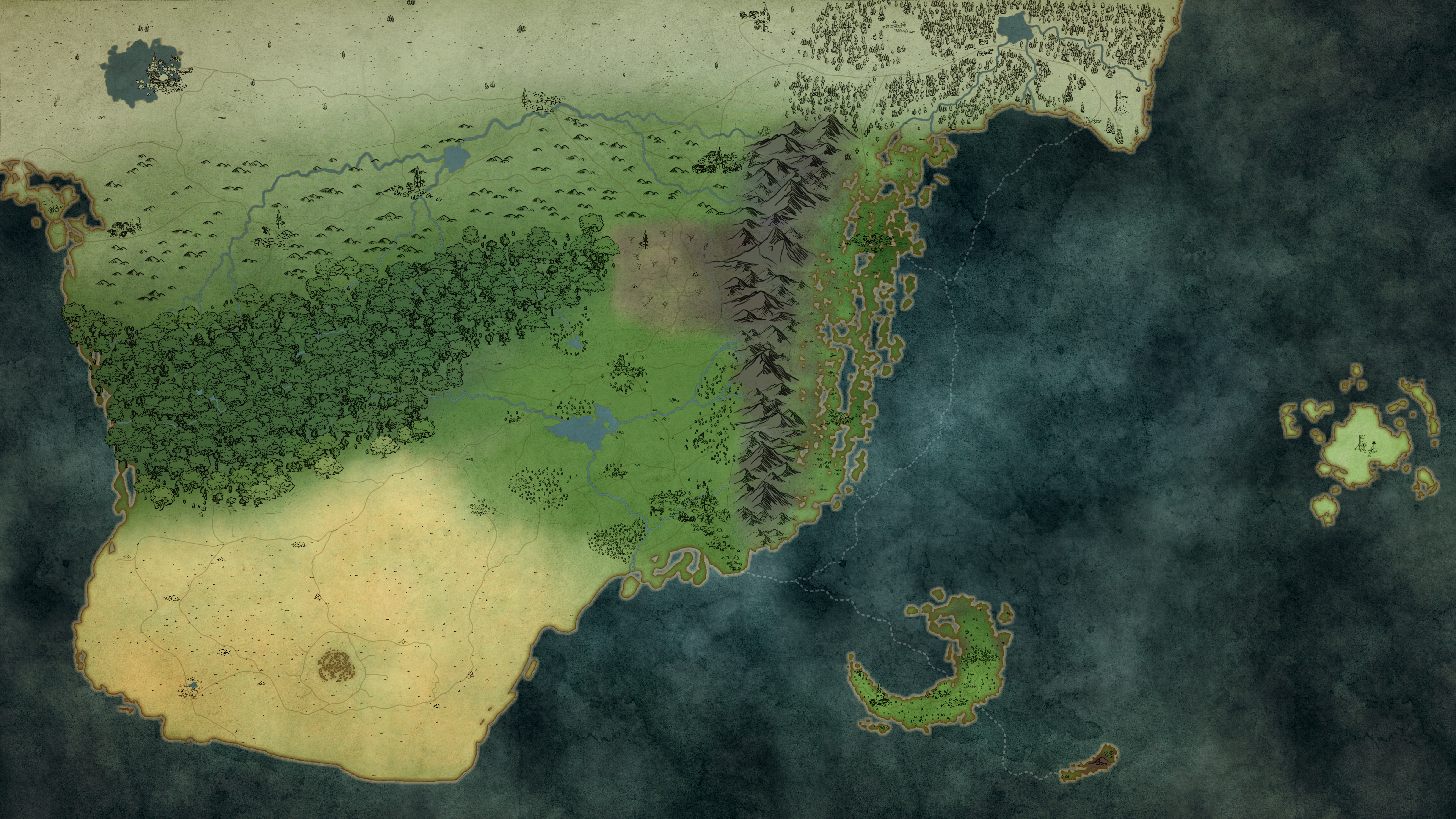 map of my d&d camapign